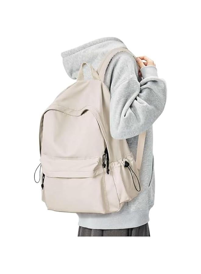 HOOKOR Backpack for Women Men, Waterproof High School Bookbag, Lightweight Casual Travel Daypack, Classic Basic College Backpack, Middle School Bag for Teen Girls Boys Laptob Backpack - Image 1