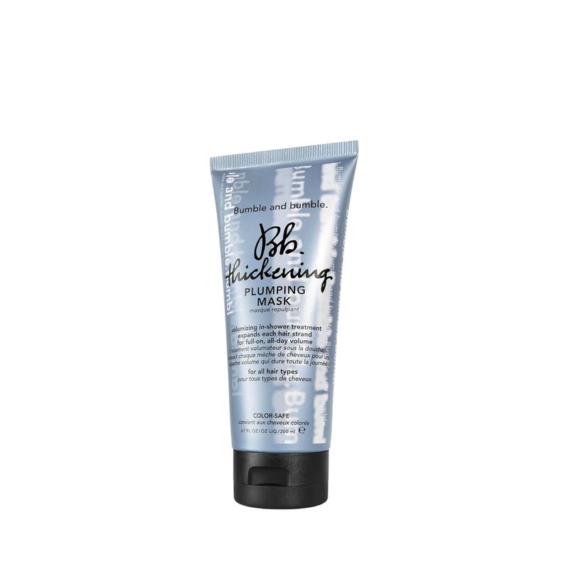 Bumble and bumble. Thickening Plumping Hair Mask | Color Safe | Hydrating, Volumizing, Smoothing + Strengthening | Curly, Wavy, Straight