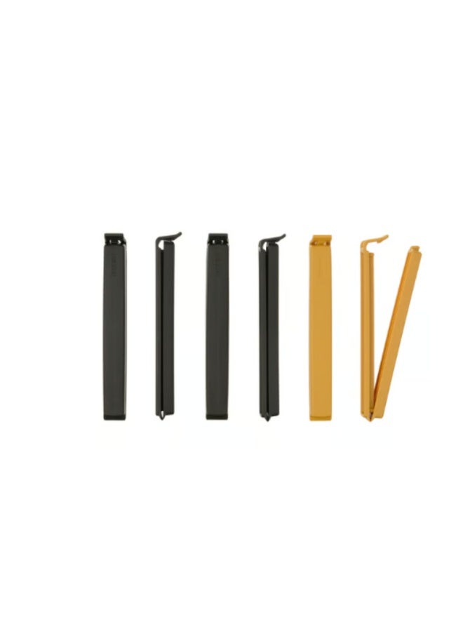 BEVARA Sealing clip, anthracite/dark yellow - Image 2