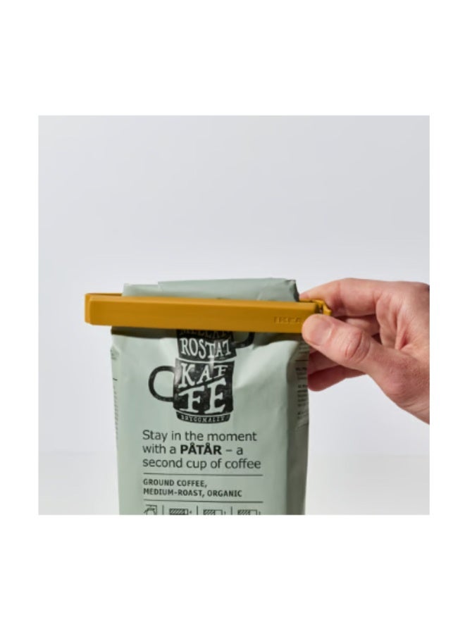 BEVARA Sealing clip, anthracite/dark yellow - Image 3