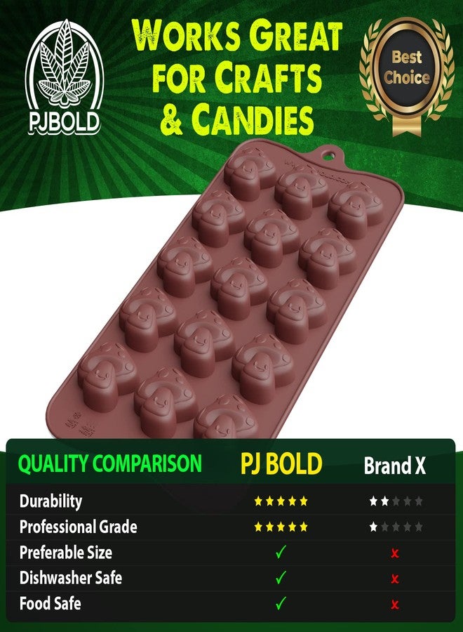 PJ Bold Mushroom Candy Mold, 2 Pack - Image 2