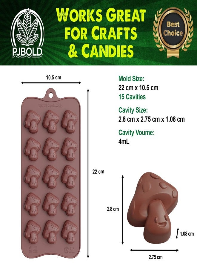 PJ Bold Mushroom Candy Mold, 2 Pack - Image 4