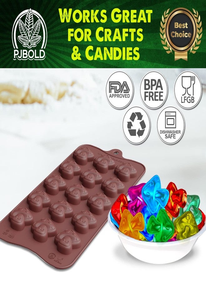 PJ Bold Mushroom Candy Mold, 2 Pack - Image 5