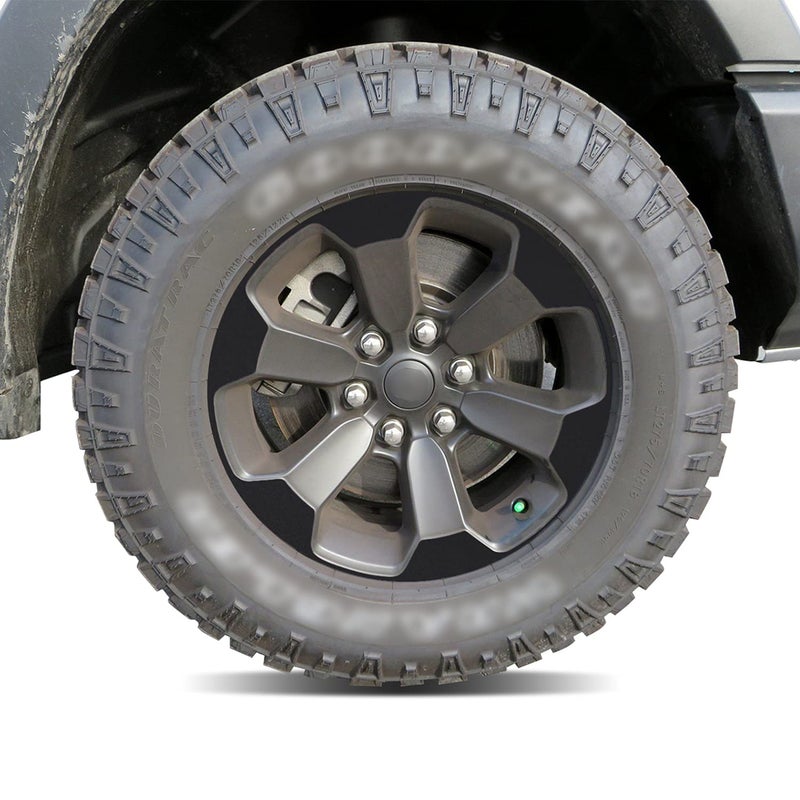 GOMU Full Wheel Overlay Rim Accent Vinyl Decal Wrap Compatible with Ram Rebel 2019 2020 - Matte Black - Image 5