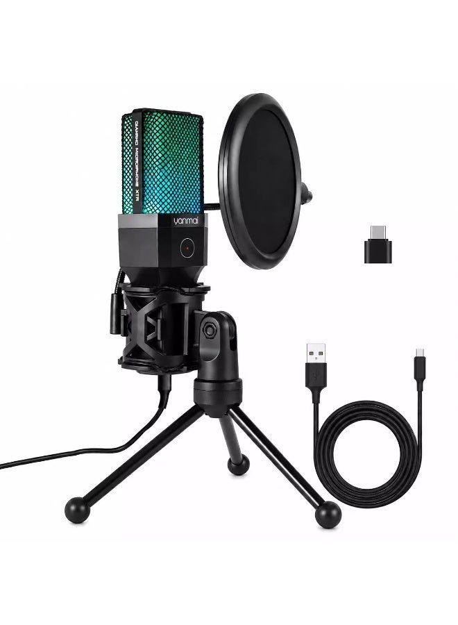 Yanmai Yanmai X1r Rgb Usb Gaming Microphone wired Z6CA6F04620E11A1BCE22Z