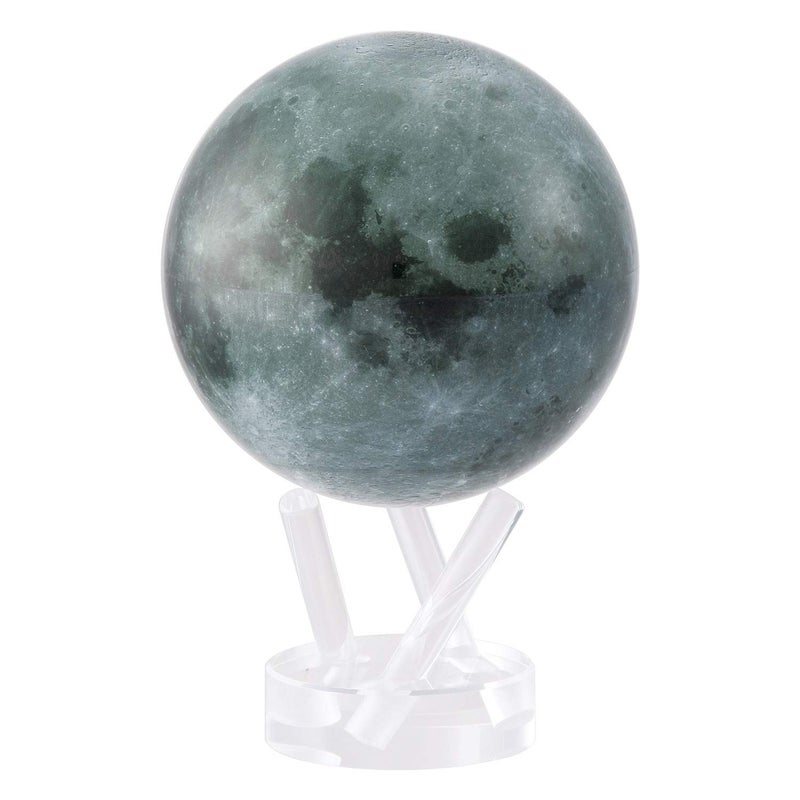 MOVA Globe Moon Signature 6 Rotating Lunar Globe Powered by Light No Batteries Needed Unique Desk Decor or Gift - Image 2