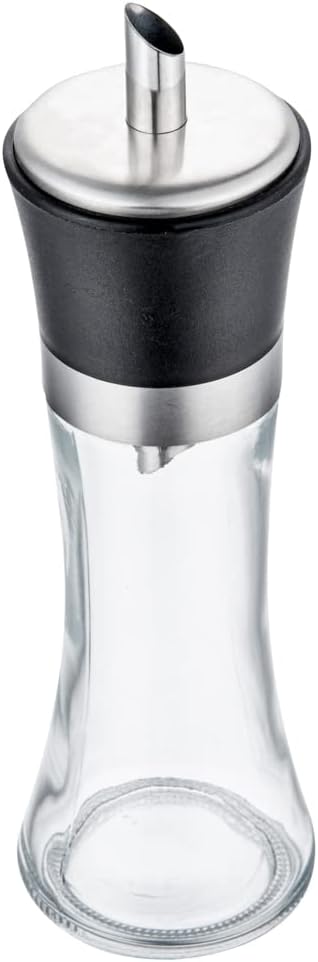 Restaurantware Vetri 63 Ounce Sugar Dispenser 1 Pouring Spout Sugar Shaker Dispenser  Black Lid Clear Finish Glass Sugar Pourer Refillable Dishwashable - Image 2