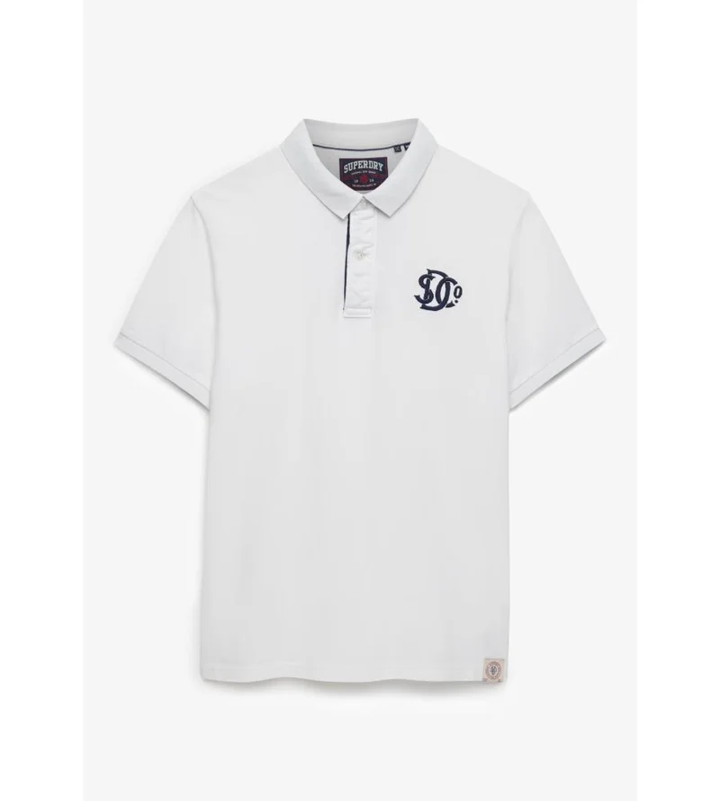 Superdry Pique Monogram Polo Shirt