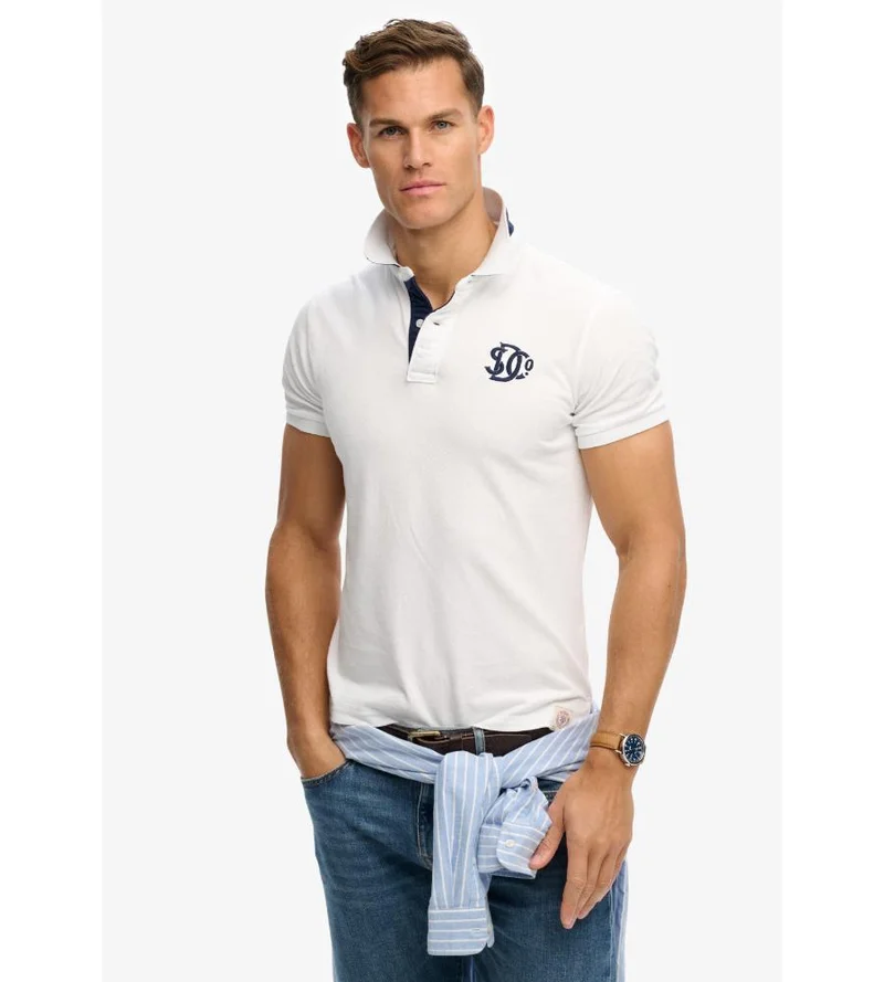 Superdry Pique Monogram Polo Shirt