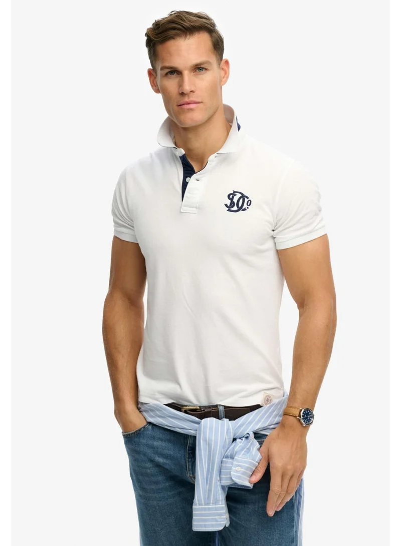 Superdry Pique Monogram Polo Shirt