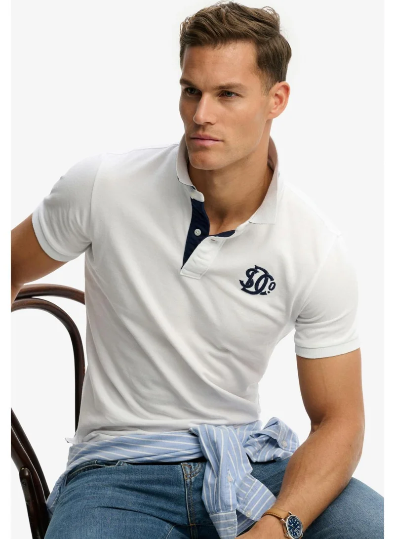 Superdry  Pique Monogram Polo Shirt for Men | Best Price UAE