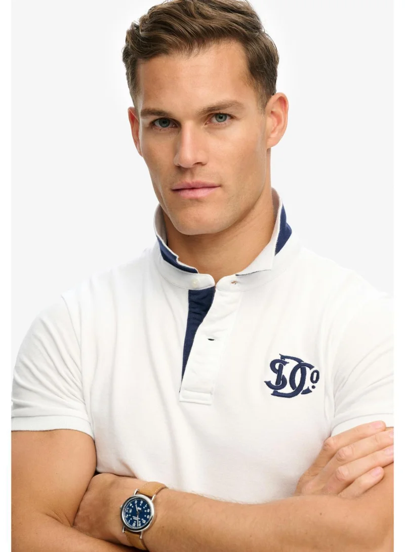 Superdry  Pique Monogram Polo Shirt for Men | Best Price UAE