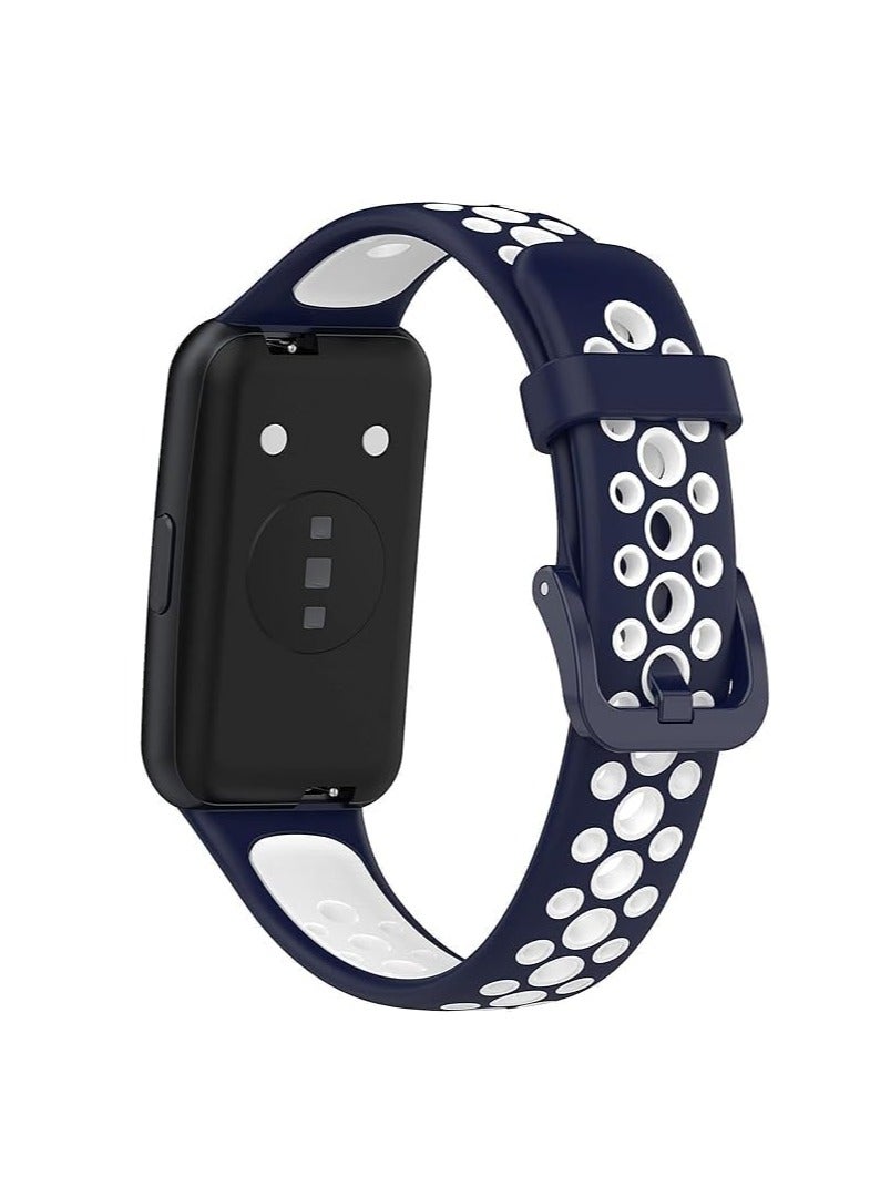 Sport Band Compatible with Huawei Band 7 / Honor Band 7 Sweatproof Lightweight Silicone Strap - Image 2