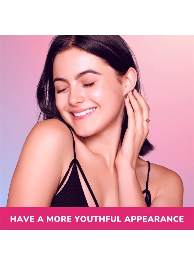 LUNAKAI Collagen Gummies for Women and Men with Biotin Zinc Vitamin C and E - Anti Aging, Hair Growth, Skin Care & Strong Nails Protein Collagen Supplements - Non-GMO, Gluten Free - 60 Collagen Gummy Vitamins - Image 3