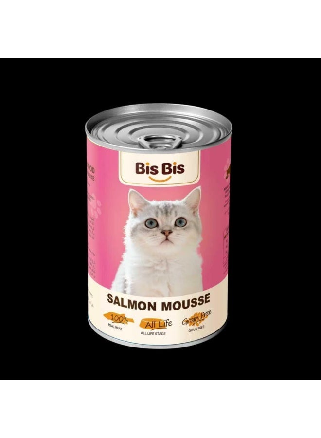 Bis Bis Canned Salmon Mousse – 400g (Pack of 24) - Image 2