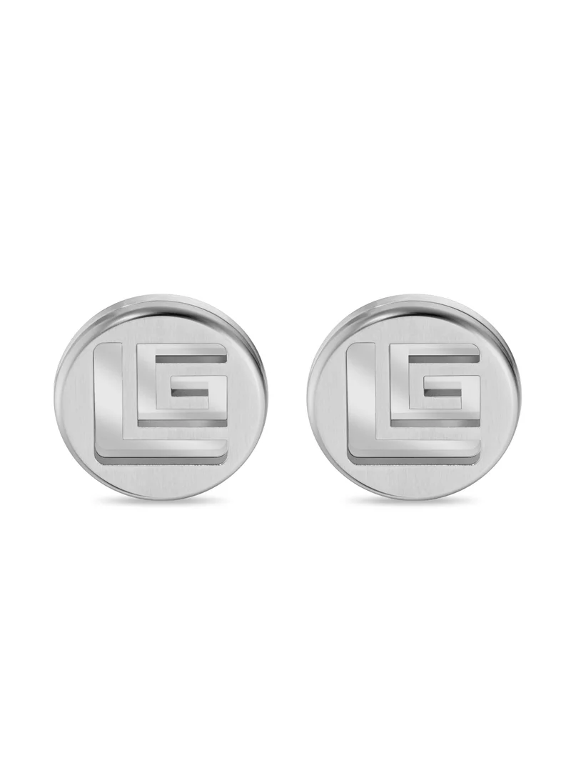 Guy Laroche Thibault Stainless Steel Gold Plated Cufflinks For Men