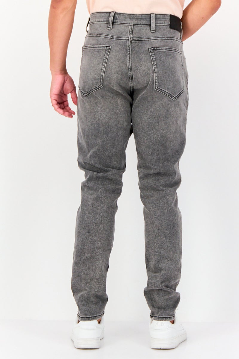 Celio Men Skinny Fit Wash Stretchable Denim, Dark Grey - Image 3