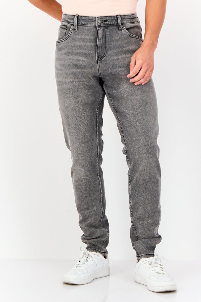 Celio Men Skinny Fit Wash Stretchable Denim, Dark Grey - Image 1