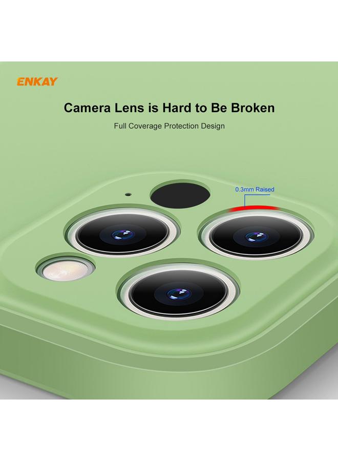 إنكاي جراب لهاتف iPhone 12 Pro Max Hat-Prince ENK-PC070 جراب واقٍ مقاوم للصدمات من السيليكون السائل بحافة مستقيمة - Image 5