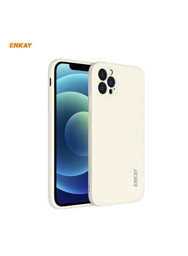 إنكاي جراب لهاتف iPhone 12 Pro Max Hat-Prince ENK-PC070 جراب واقٍ مقاوم للصدمات من السيليكون السائل بحافة مستقيمة - Image 1