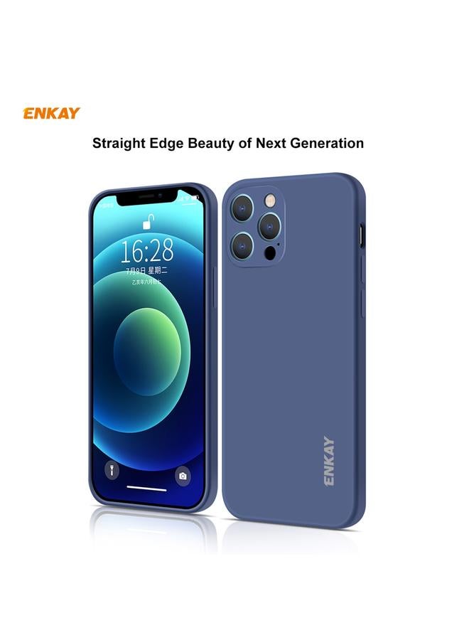 إنكاي جراب لهاتف iPhone 12 Pro Max Hat-Prince ENK-PC070 جراب واقٍ مقاوم للصدمات من السيليكون السائل بحافة مستقيمة - Image 2