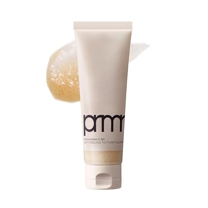 PRIMERA (PRMR) 𝐎𝐫𝐠𝐚𝐧𝐢𝐞𝐧𝐜𝐞 𝐏𝐞𝐞𝐥𝐢𝐧𝐠 𝐅𝐨𝐚𝐦 - Korean Gentle Cleanser Face Wash, 2 in 1 Facial Scrub for Exfoliating and Daily Pore Cleaning, Sensitive Skin Friendly | 4.06 Fl Oz - Image 1