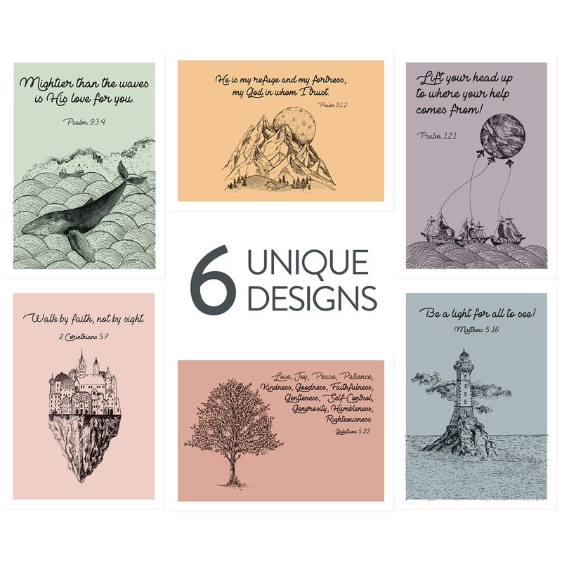 DiverseBee All-Occasion Kindness Cards Assortment, 18 Pieces, with Envelopes - Image 2