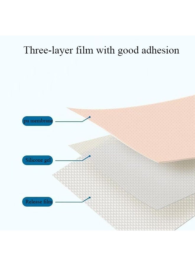 شريط ندبة السيليكون (4 * 300 سم) ، ورق ندبة السيليكون لإزالة الندوب ، شرائط الشريط القابلة لإعادة الاستخدام من الدرجة الطبية للندب الجراحية ، Keloid ، C-Section ، الحرق ، حب الشباب ، و Tummy Tuck - Image 3