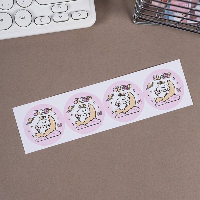 Creative Journal Stickers Assortment Powder Hat Rabbit -20