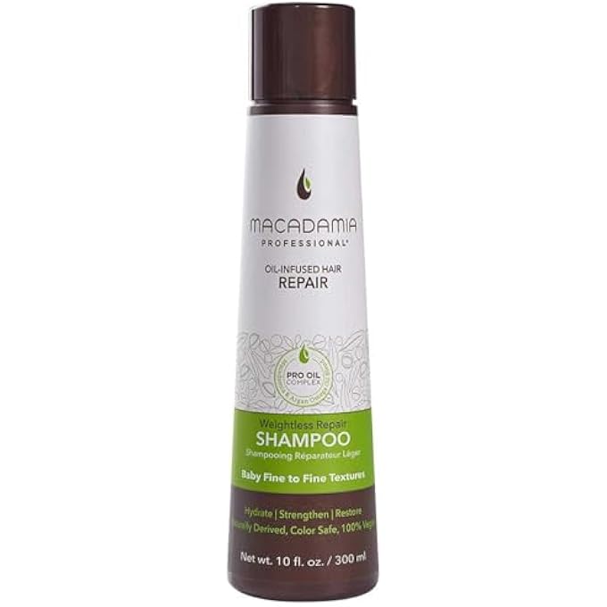 Macadamia Professional MACADAMIA NATURAL WEIGHTLESS MOISTURE SHAMPOO, 300 ML - Image 1