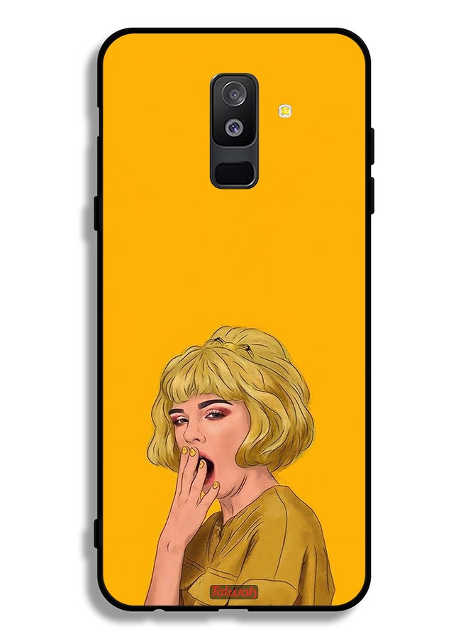 Tolwak Samsung Galaxy A6 Plus (2018) Protective Case Cover Feeling Dizzy - Image 1