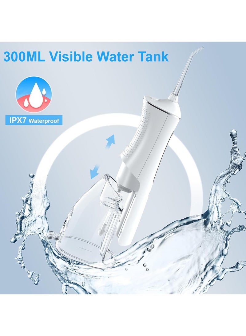 ACLIX Oral Irrigator, Water Flosser Tooth Brush, Cordless 200mL Professional Oral Irrigator, 360° Nozzle Rotation, Hidden Charging Port, IPX6 Waterproof, Easy-to-Clean | Pink - Image 2