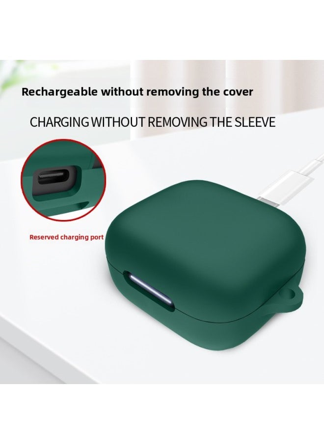 Generic Suitable FoR SoundcoRe R50i NC Headphone CoveR Silicone CoveR Anti-fall And DustpRoof ChaRging CompaRtment Case-Color:Dark Green-Model:SoundcoRe R50i NC  - Image 5