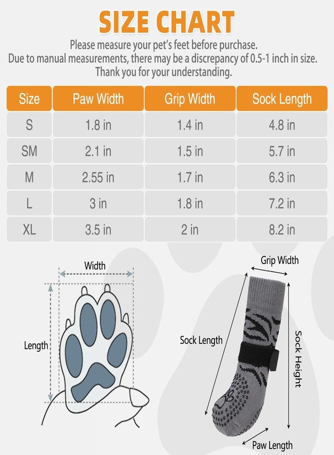 كولتيل جوارب كولتايل المضادة للانزلاق للكلاب، مناسبة للأرصفة الساخنة والباردة لمنع لعق الكفوف، وواقيات للكلاب مع أحذية مزودة بمقابض مانعة للانزلاق للأرضيات الخشبية، وأحذية مانعة للانزلاق للكلاب الصغيرة والمتوسطة والكبيرة (مقاس XL). - Image 2