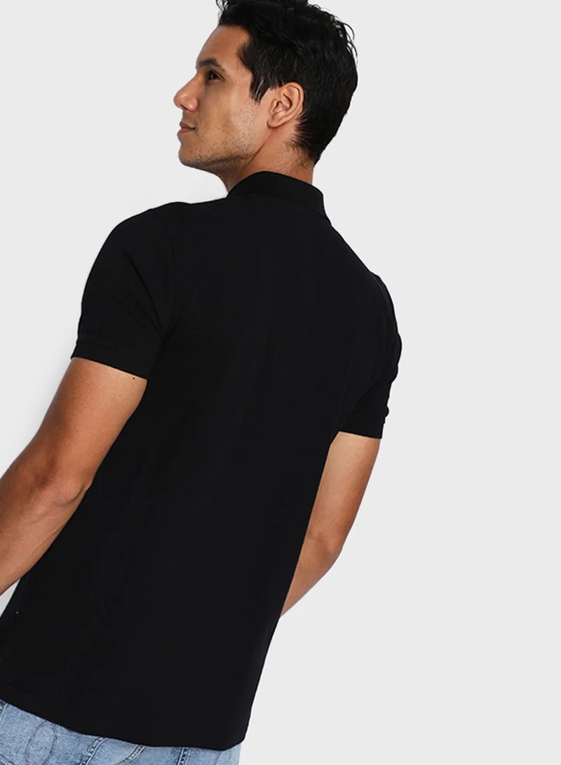 bhpoloclub Embroidered Logo Polo