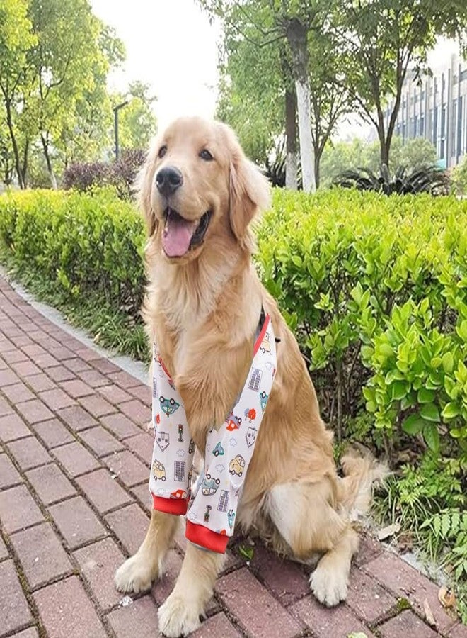 BCNJEPIN Dog Elbow Protector Pad, Dog Elbow Protector for Calluses, 2XL Dog Recovery Suit for Front Legs, Soft Recovery Sleeves with Elastic Band, Knee Brace Protector Pads for 27-42kg Dogs Stop Licking Wounds - Image 1