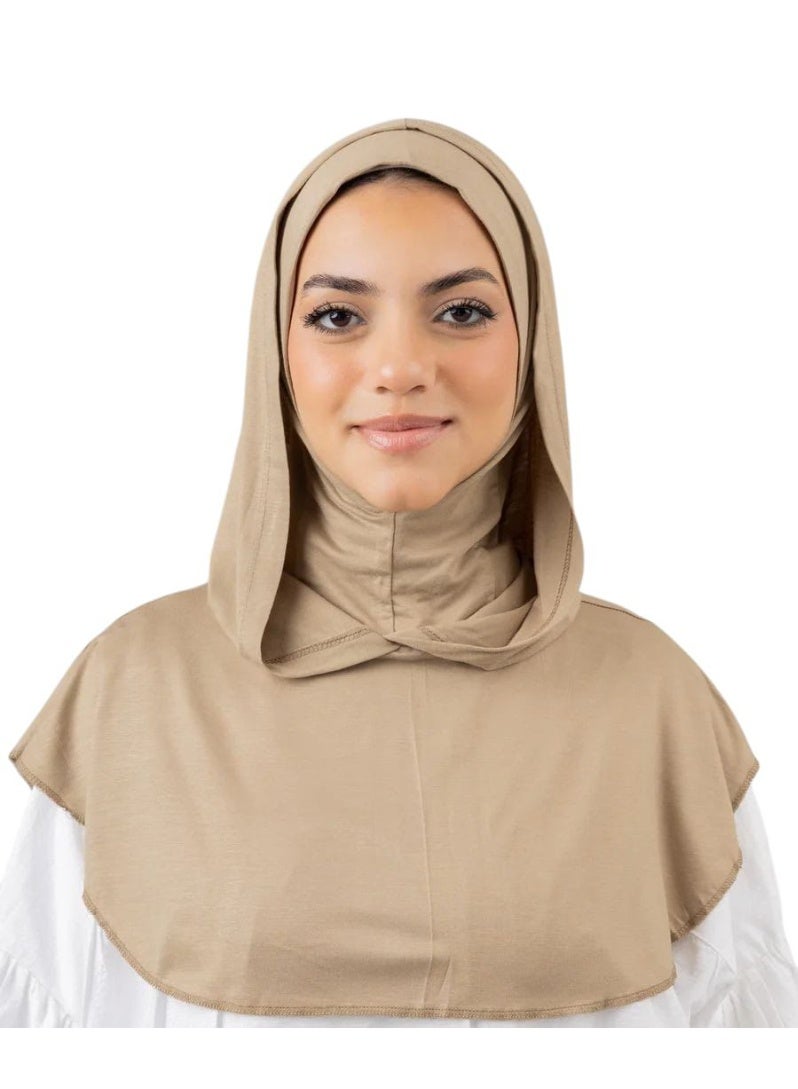 Easy cotton scarf ready to wear, pure Kuwaiti cotton