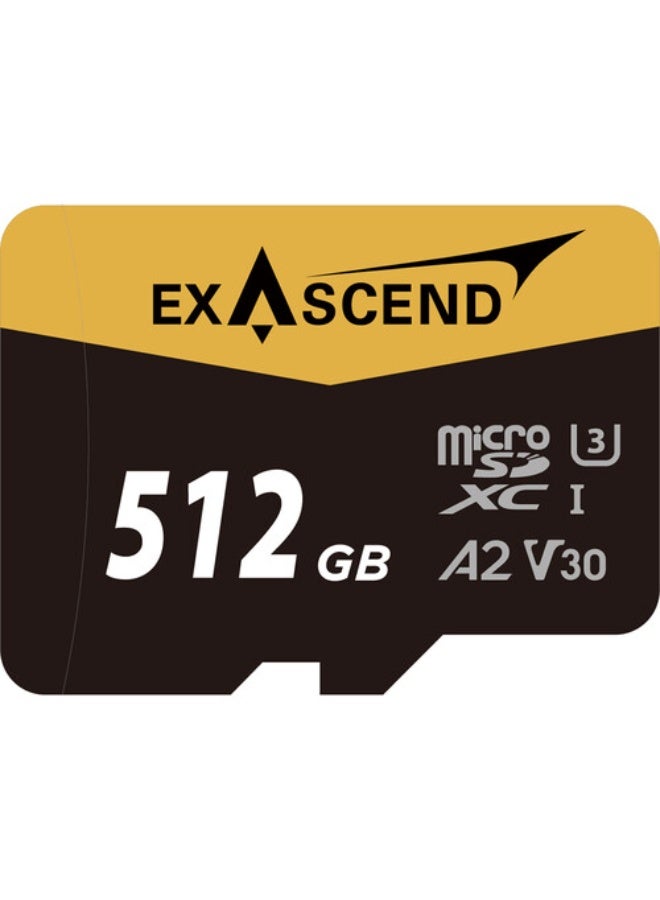 Exascend 512GB Catalyst UHS-I microSDXC Memory Card with SD Adapter - Image 2