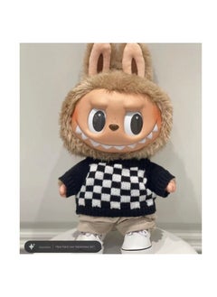 LABUBU 38cm Plush Doll Clothes for Labubu Silicone Toy 