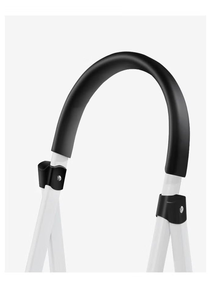 رافين خطوات سلم داخلي متعدد الوظائف قابل للطي ورف تخزين مناسب للمطبخ والمنزل وغرفة المعيشة مقاس 60 × 45 × 136 سم - Image 4