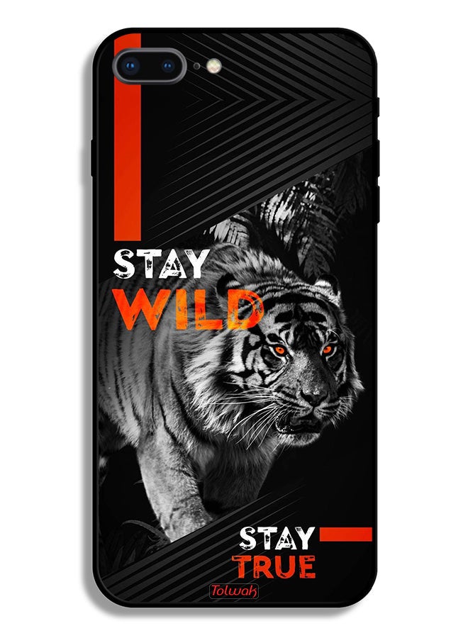 Tolwak Apple iPhone 8 Plus Protective Case Stay Wild Stay True  - Image 2