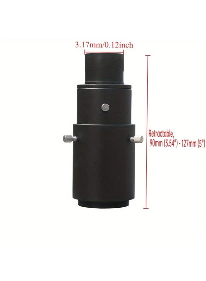 Black Telescope Photography Extension Tube M42X0 75 Eyepiece Adapter For SLR Mirrorless Cameras - Image 3