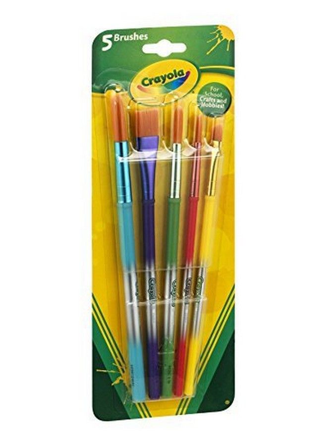 Crayola Arts &Amp Craft Brushes Assorted 1 Ea (Pack Of 6) - Image 1