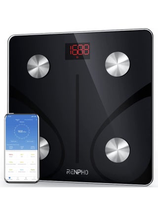 RENPHO Smart Scale for Body Weight, Digital Bathroom Scale BMI Weighing Bluetooth Body Fat Scale, Body Composition Monitor Health Analyzer with Smartphone App, 400 lbs - Black Elis 1 - pzsku/Z6CA8A33BE9A28C36DCA7Z/45/_/1678712142/7fbe7f1e-4863-4e58-9afd-1e5b2600540e