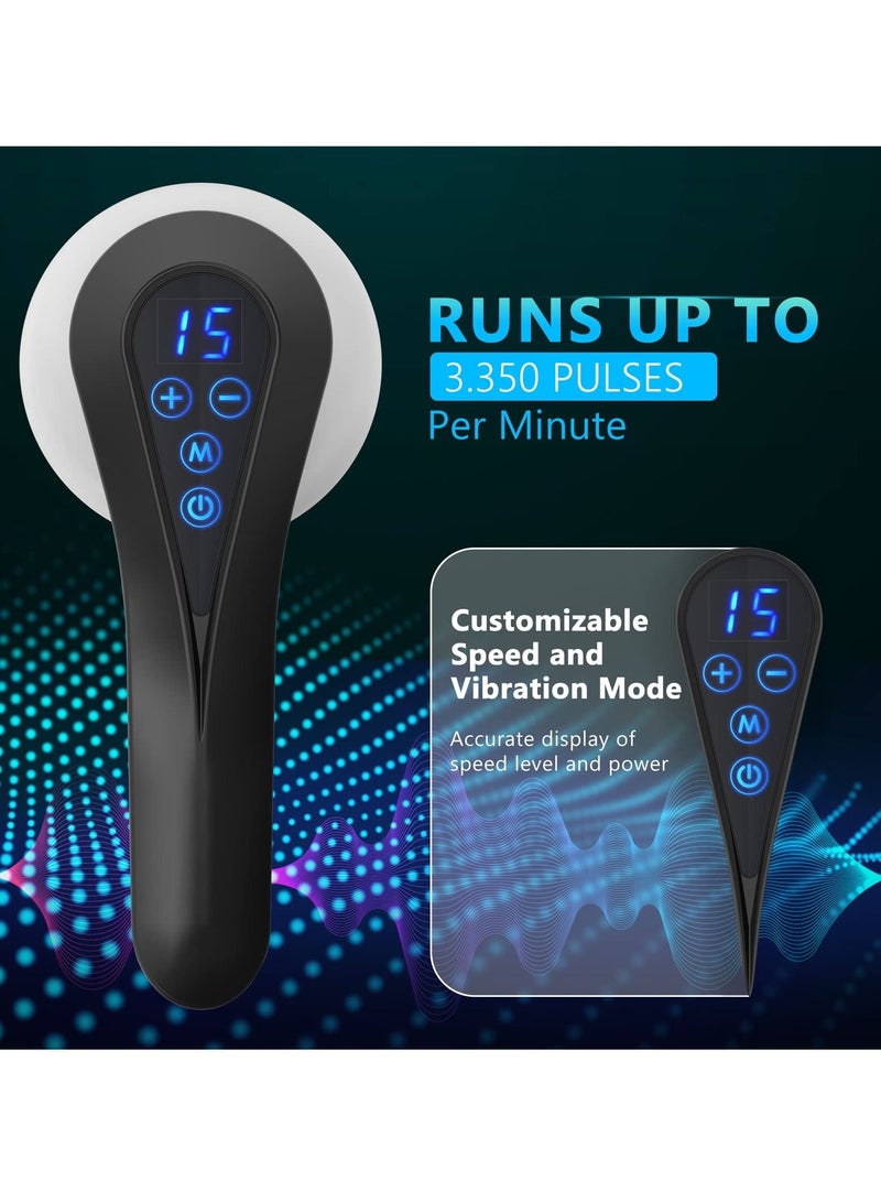 Excefore Body Sculpting Machine, Wireless Handheld Electric Cellulite Massager, Massagers Deep Tissue with Touch Screen, Lymphatic Drainage Machine with 9 Massage Attachment - Image 5