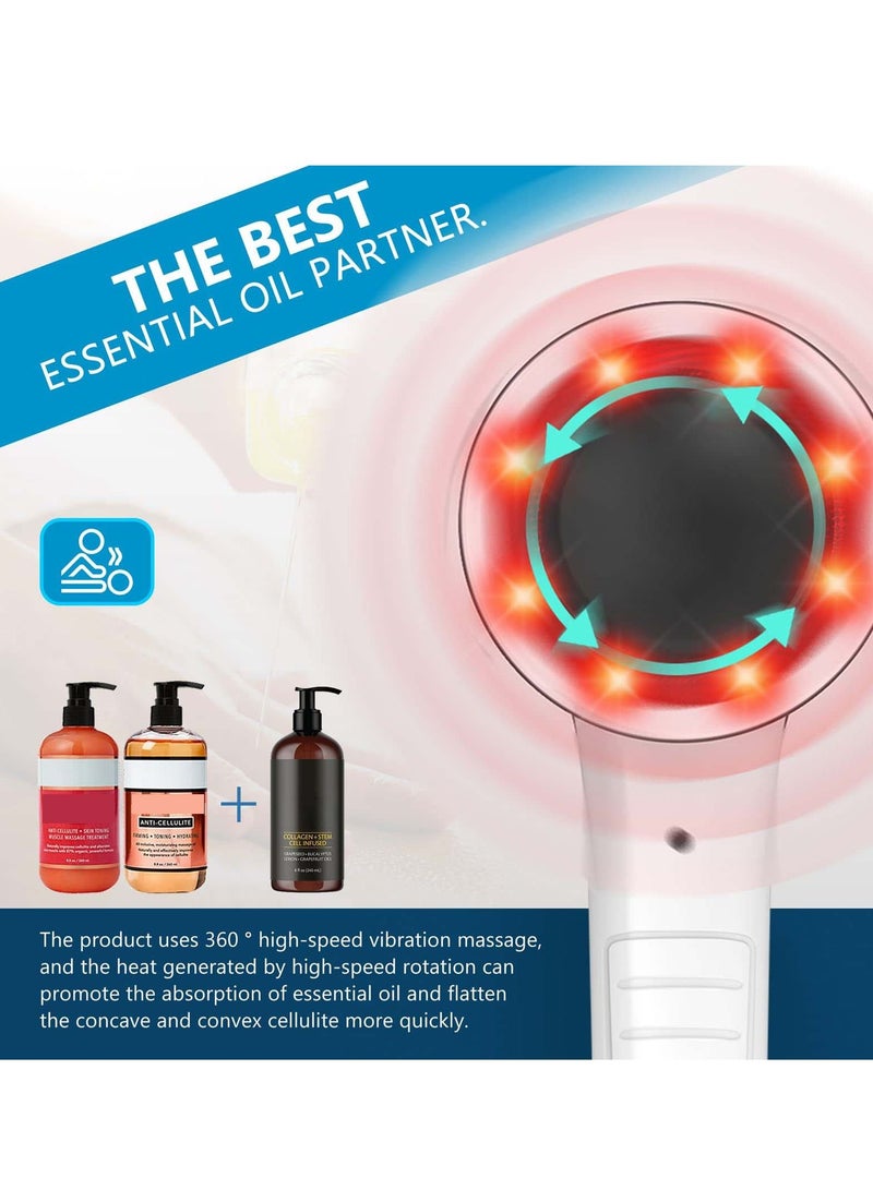 Excefore Body Sculpting Machine, Wireless Handheld Electric Cellulite Massager, Massagers Deep Tissue with Touch Screen, Lymphatic Drainage Machine with 9 Massage Attachment - Image 3