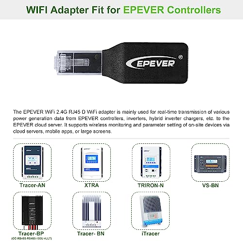 EPEVER WiFi Adapter for Solar Charge Controller (EPEVER-WiFi-2.4GRJ45-D) - Image 3