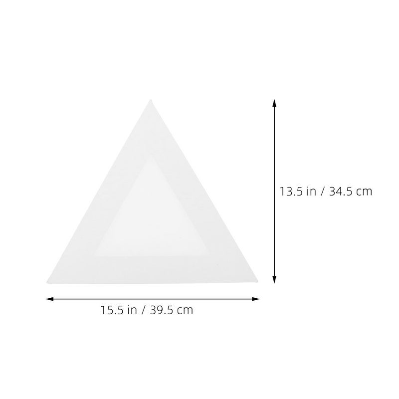 2pcs Triangle Stretched Canvas Boards Painting Triangle Art Canvas for Oil and Painting Art Supplies for Painter - Image 3