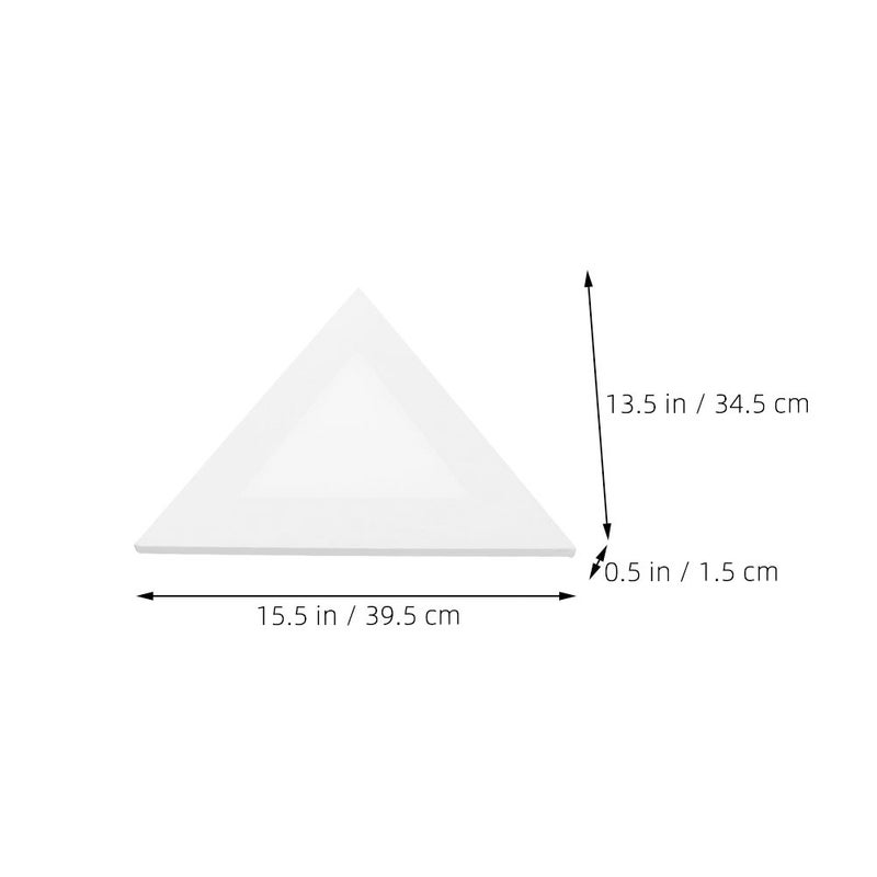 2pcs Triangle Stretched Canvas Boards Painting Triangle Art Canvas for Oil and Painting Art Supplies for Painter - Image 2
