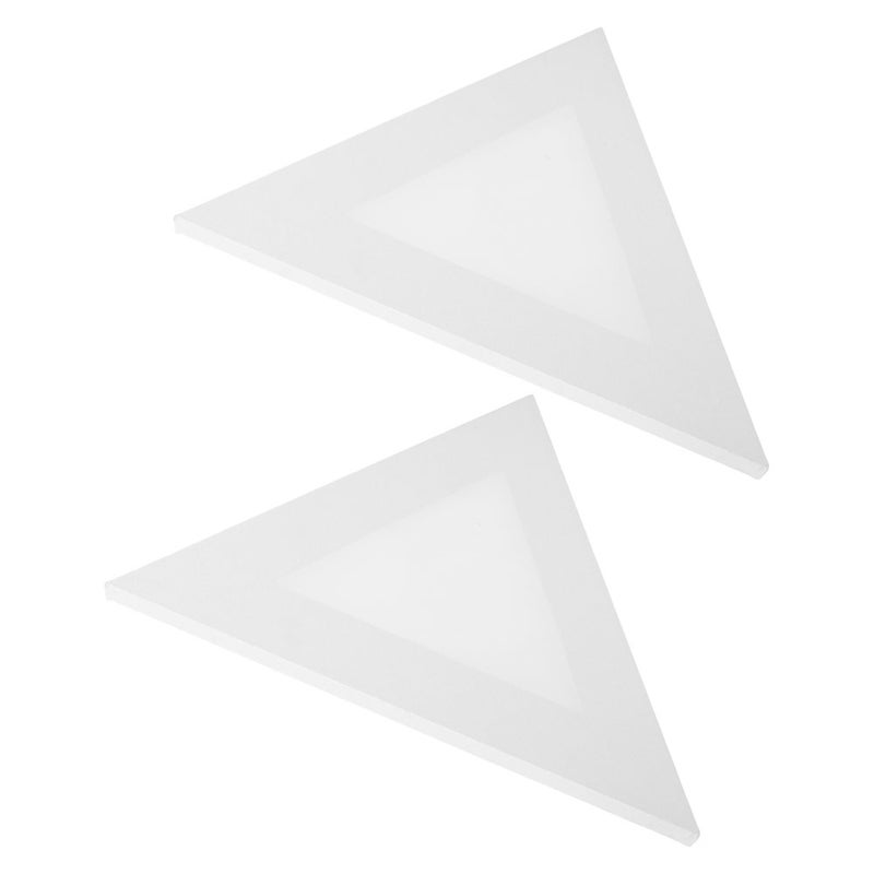 2pcs Triangle Stretched Canvas Boards Painting Triangle Art Canvas for Oil and Painting Art Supplies for Painter - Image 1